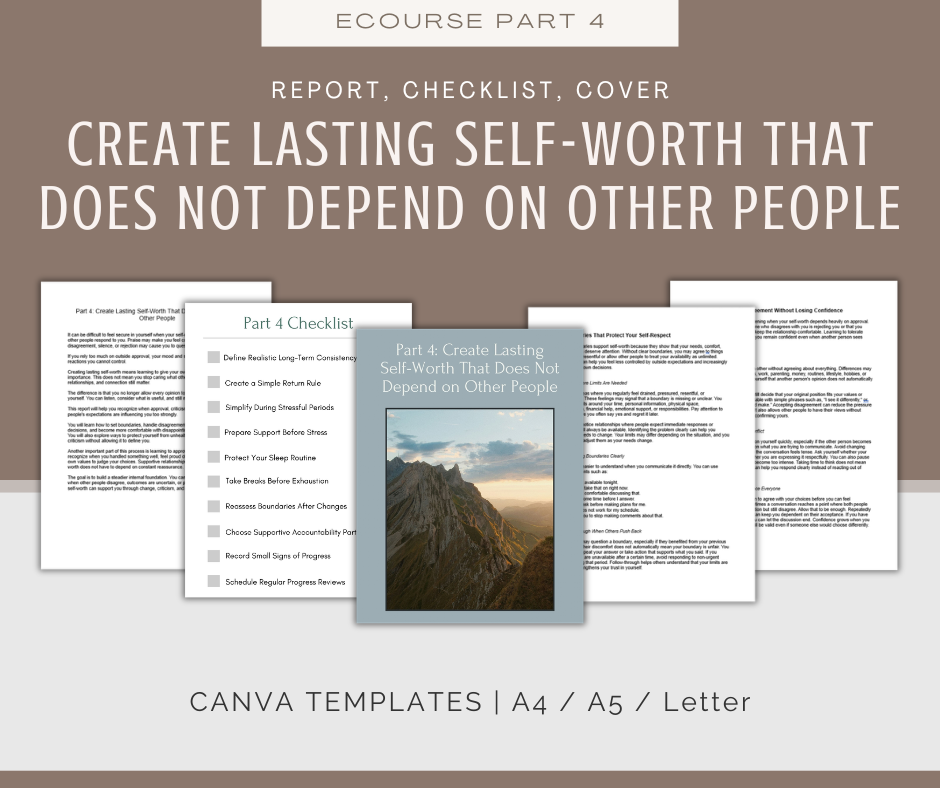 Self-Worth and Confidence | MEGA Content and Templates Bundle
