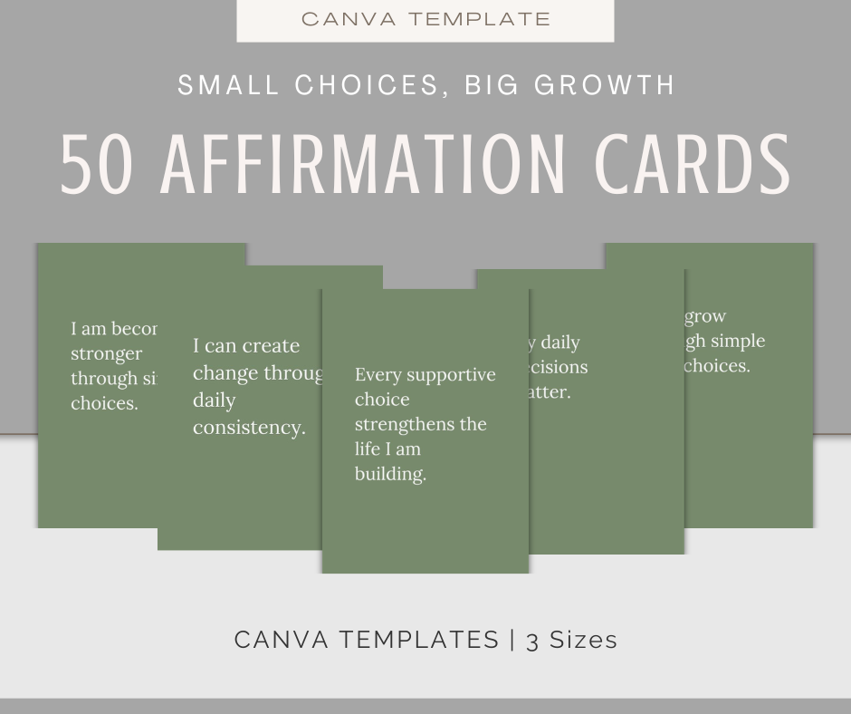 Small Choices, Big Growth | Content & Journal Bundle
