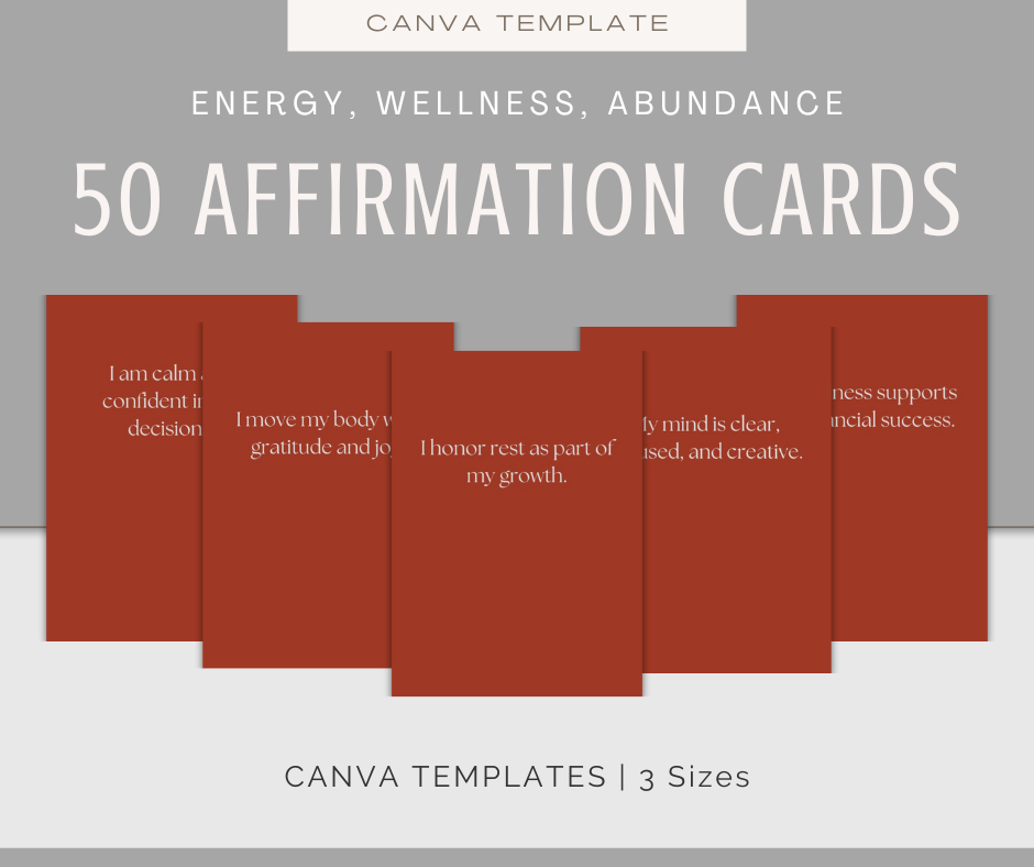 Energy, Wellness, and Abundance | Content & Journal Bundle