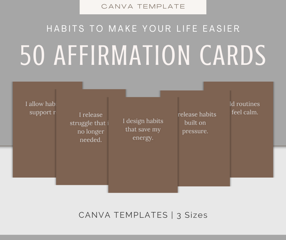 Habits to Make Your Life Easier | Content & Journal Bundle