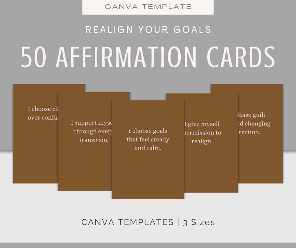 Realigning Your Goals | Content & Journal Bundle