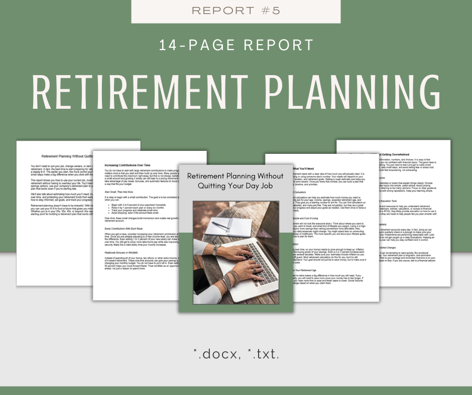 Building Wealth While Working 9-5 | 5 Report Bundle