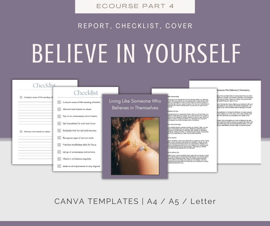Self-Esteem | MEGA Content and Templates Bundle