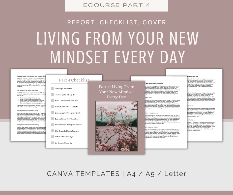 Life-Changing Mindset Shifts | MEGA Content and Templates Bundle