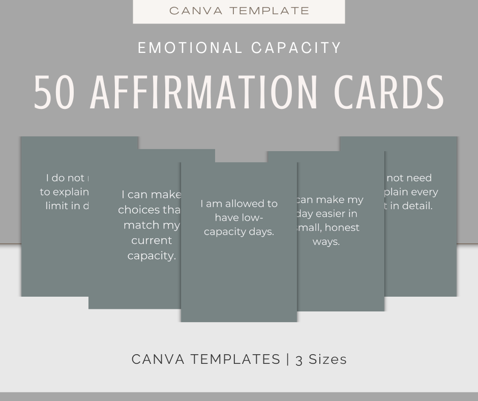 Emotional Capacity | Content & Journal Bundle