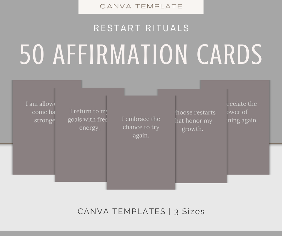 Restart Rituals | Content & Journal Bundle