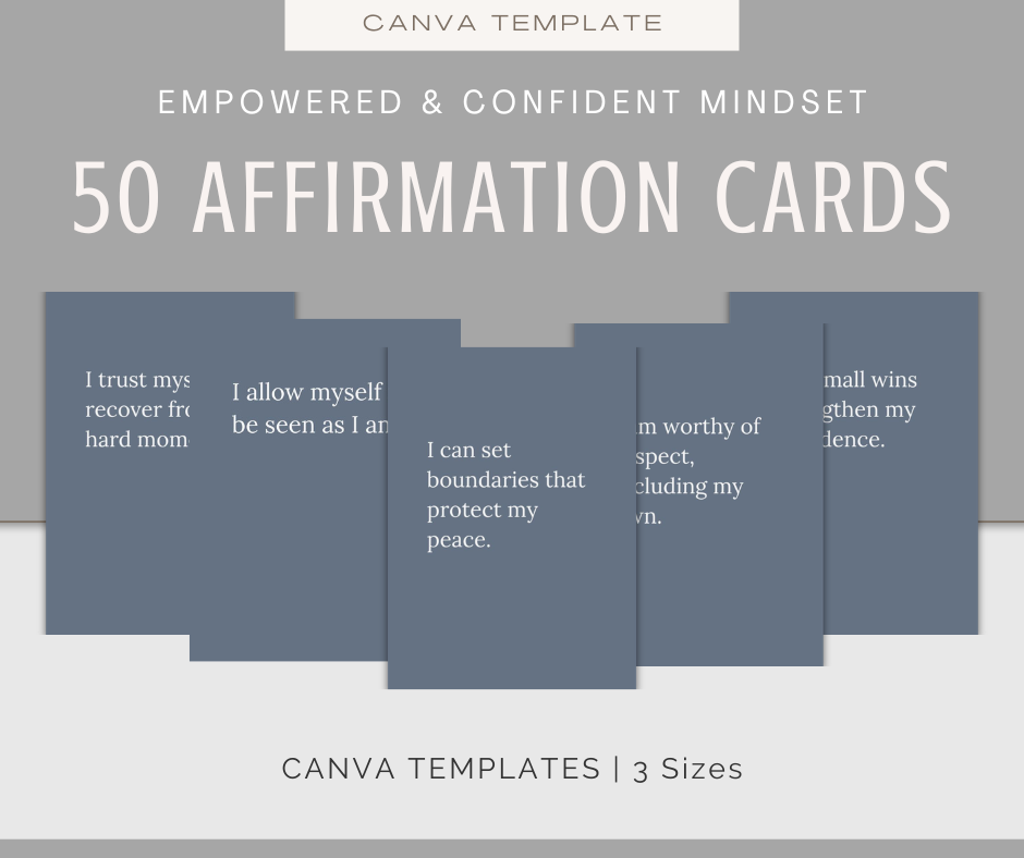 Empowered and Confident Mindset | Content & Journal Bundle