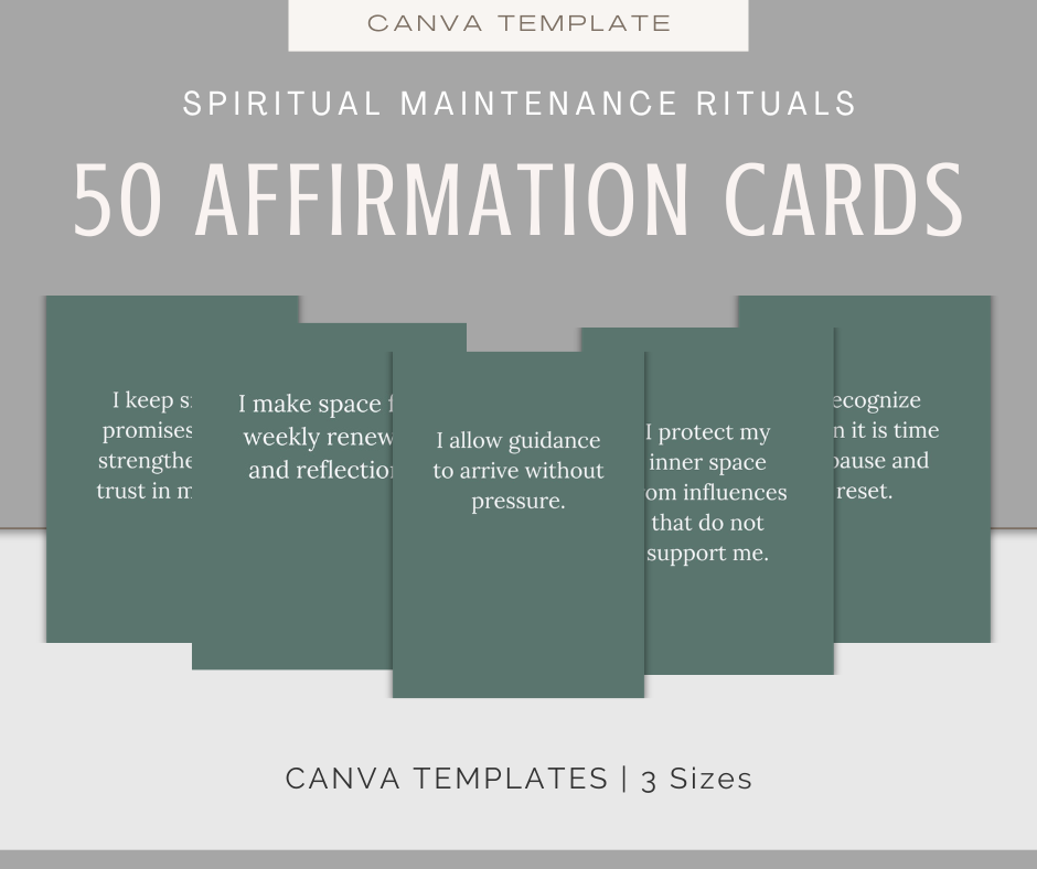 Spiritual Maintenance Rituals For Everyday Life | Content & Journal Bundle