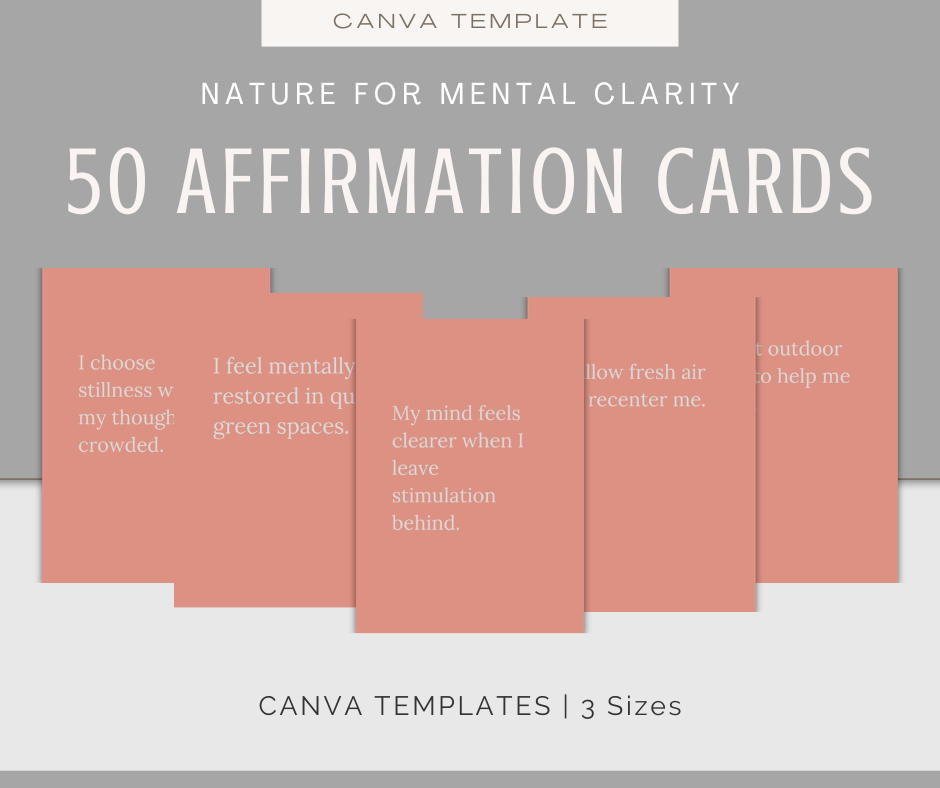 Nature For Mental Clarity | Content & Journal Bundle