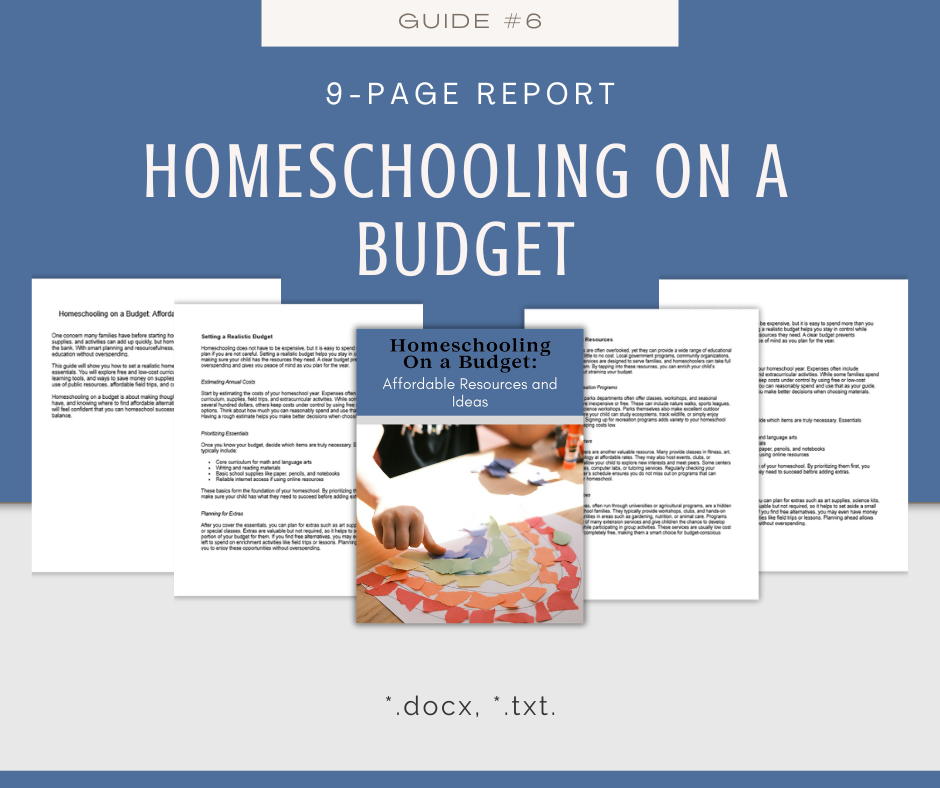 Homeschooling 101 | Content Bundle