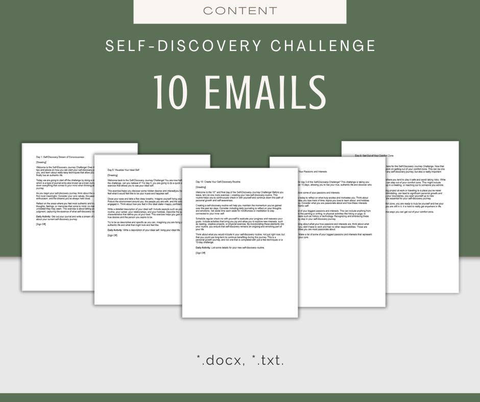 Self-Discovery | MEGA Content and Templates Bundle