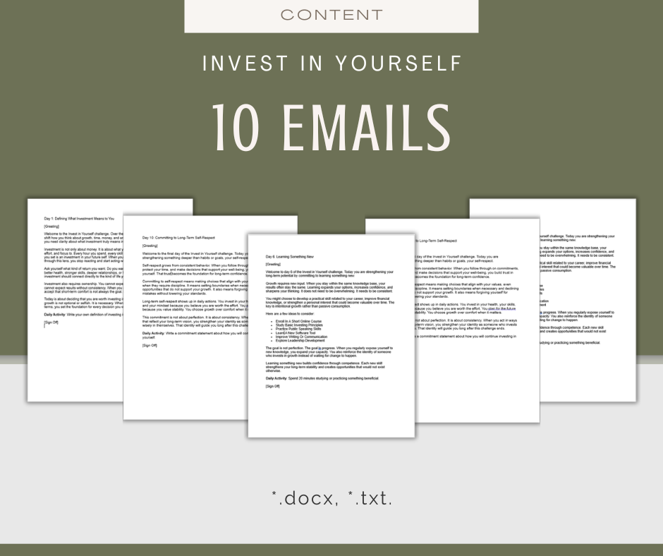 Invest in Yourself | MEGA Content and Templates Bundle