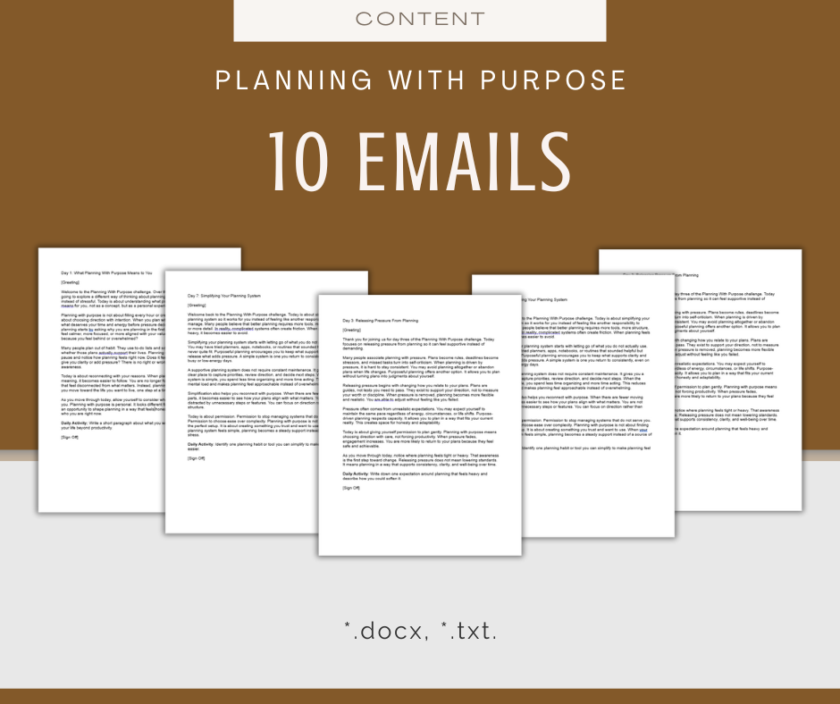 Planning With Purpose | MEGA Content and Templates Bundle