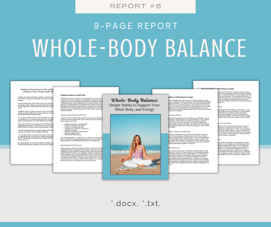 Health and Wellness Reports | 10 Report Bundle