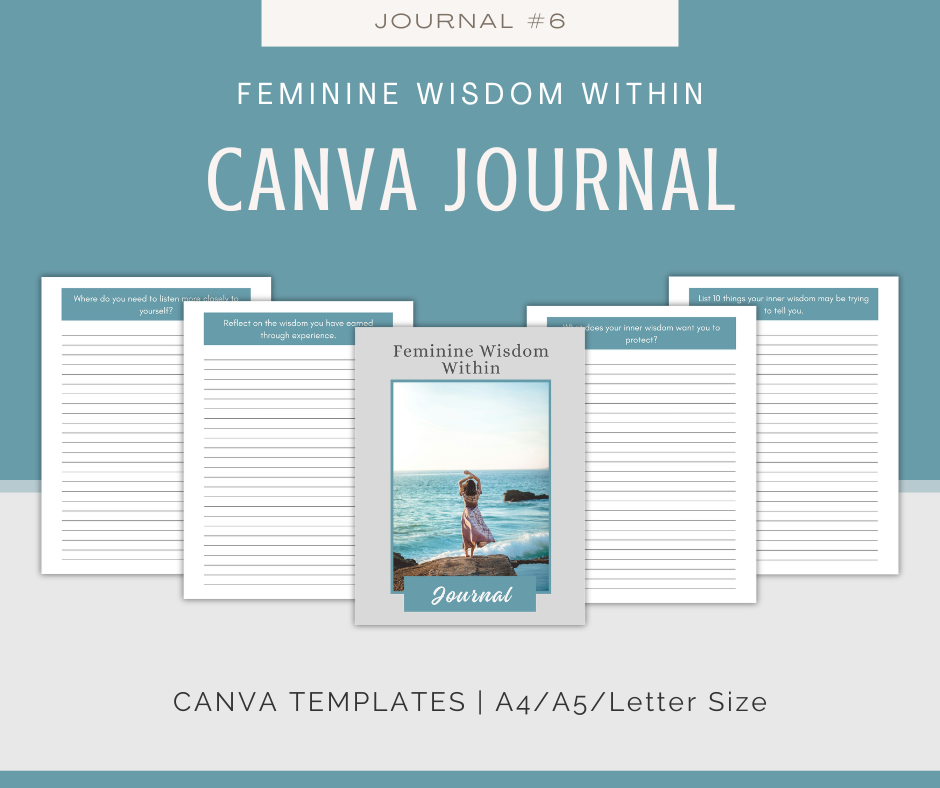 Sacred Feminine Self-Discovery Journal Collection | 10 Journals