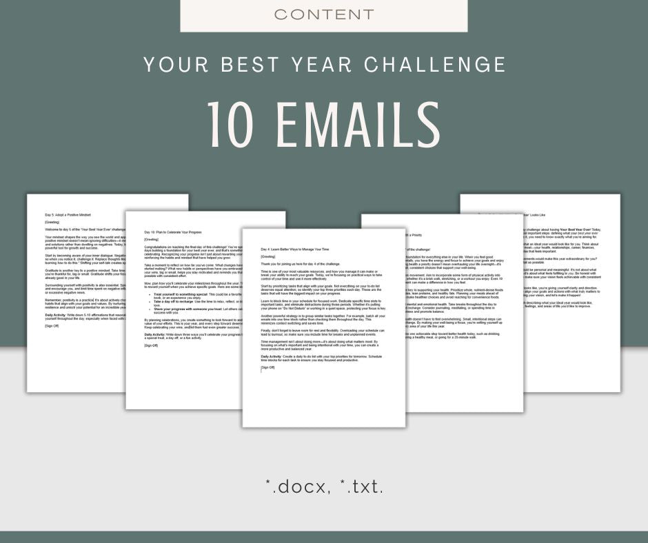 Your Best Year | MEGA Content and Templates Bundle