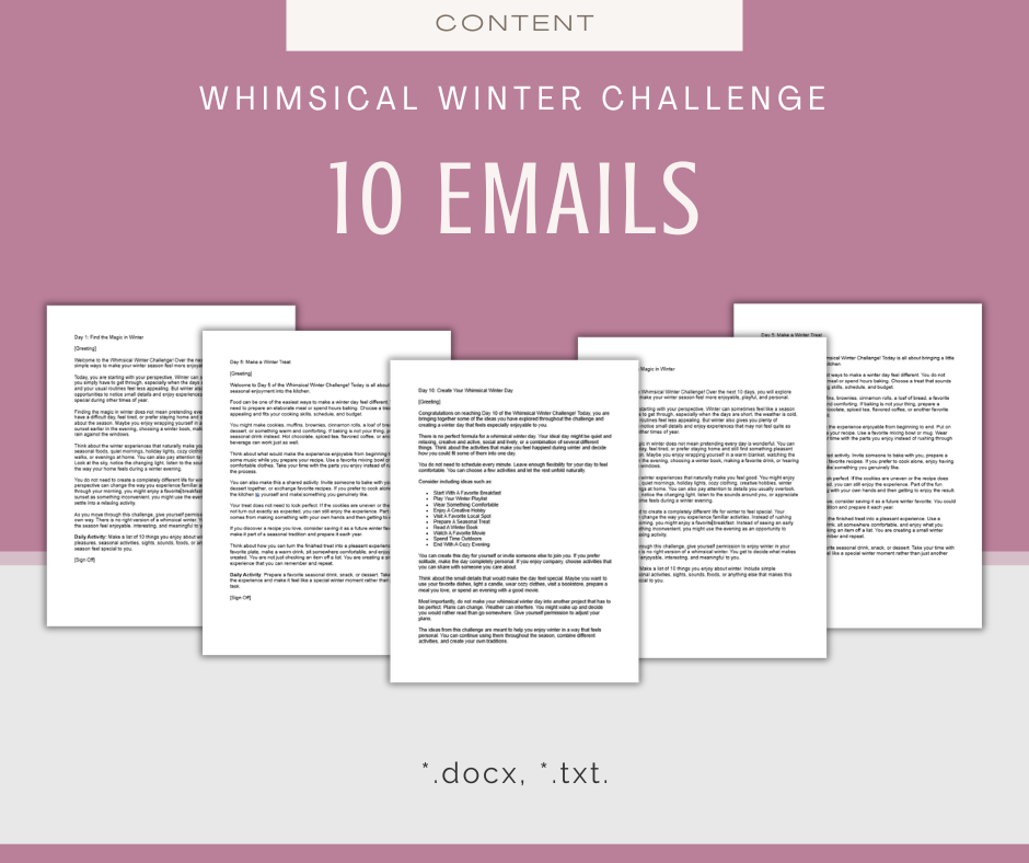 Whimsical Winter | MEGA Content and Templates Bundle