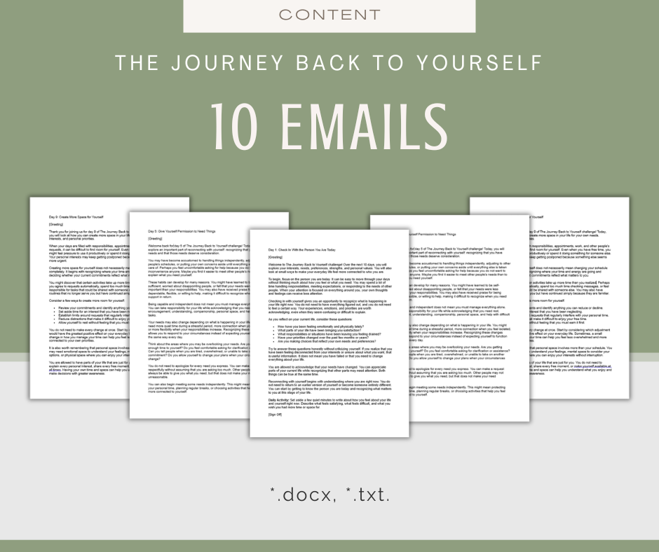 The Journey Back to Yourself | MEGA Content and Templates Bundle