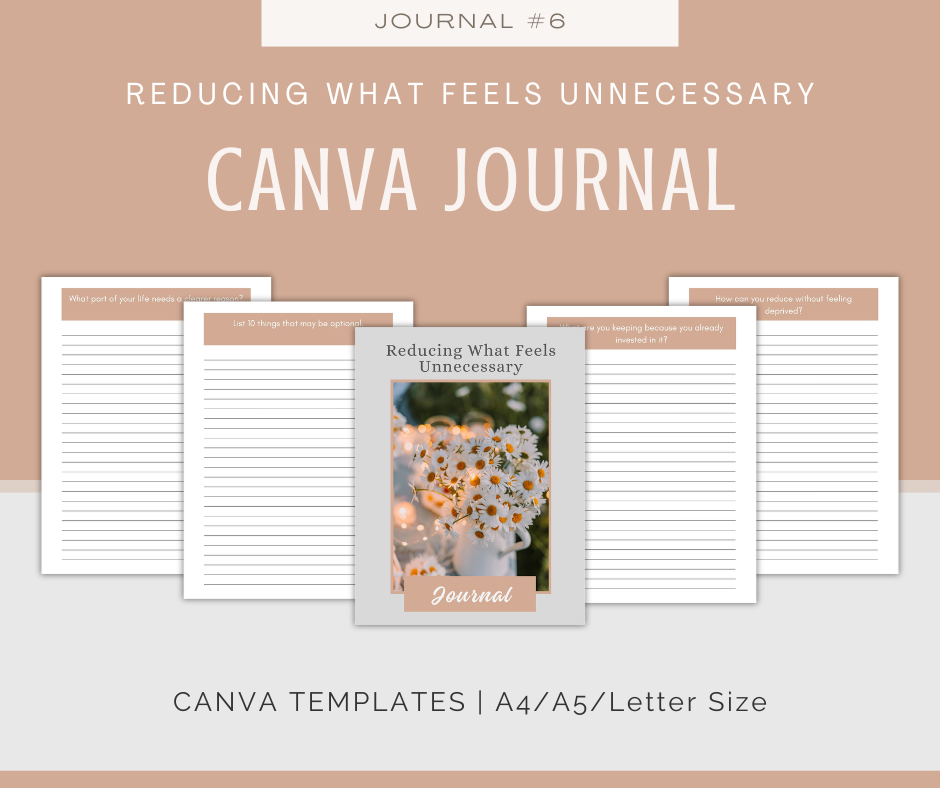 Simple Living for a Clearer Mind Journal Collection | 10 Journals