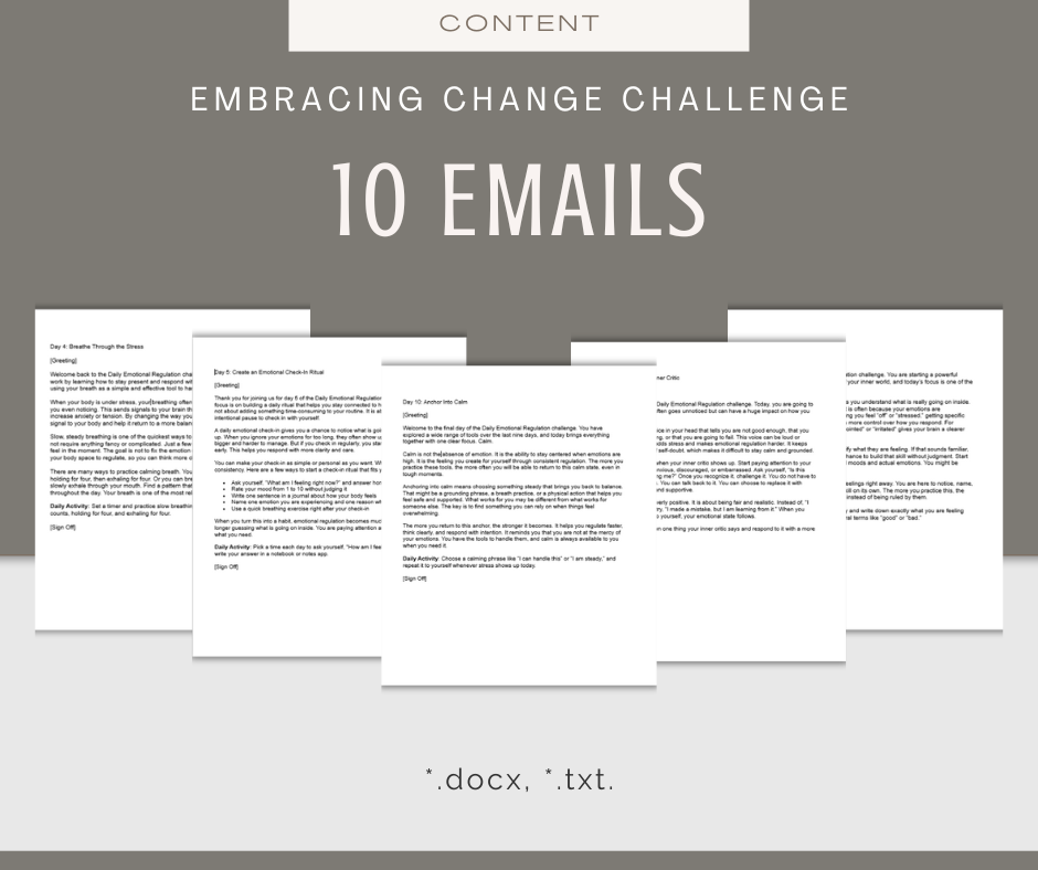 Embracing Change | MEGA Content and Templates Bundle