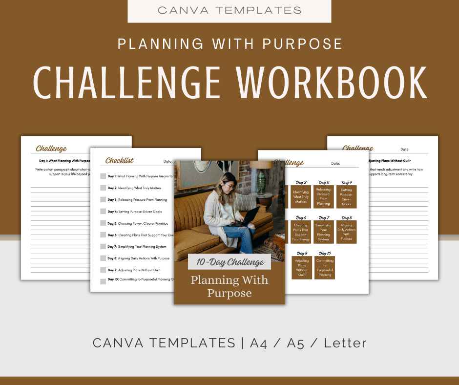 Planning With Purpose | MEGA Content and Templates Bundle