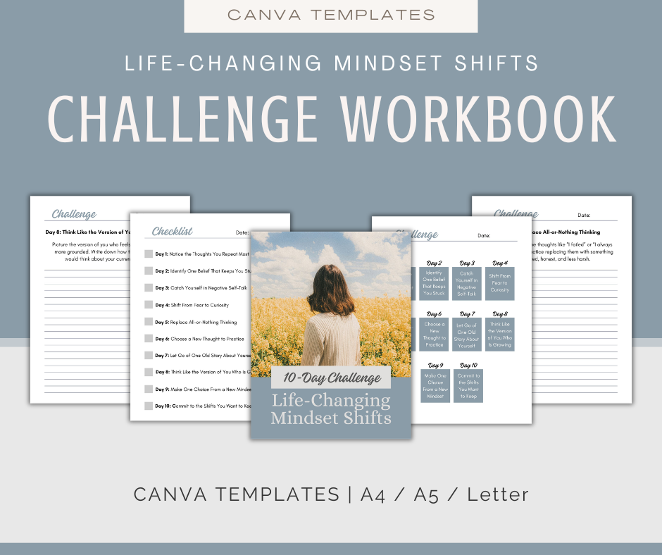 Life-Changing Mindset Shifts | MEGA Content and Templates Bundle