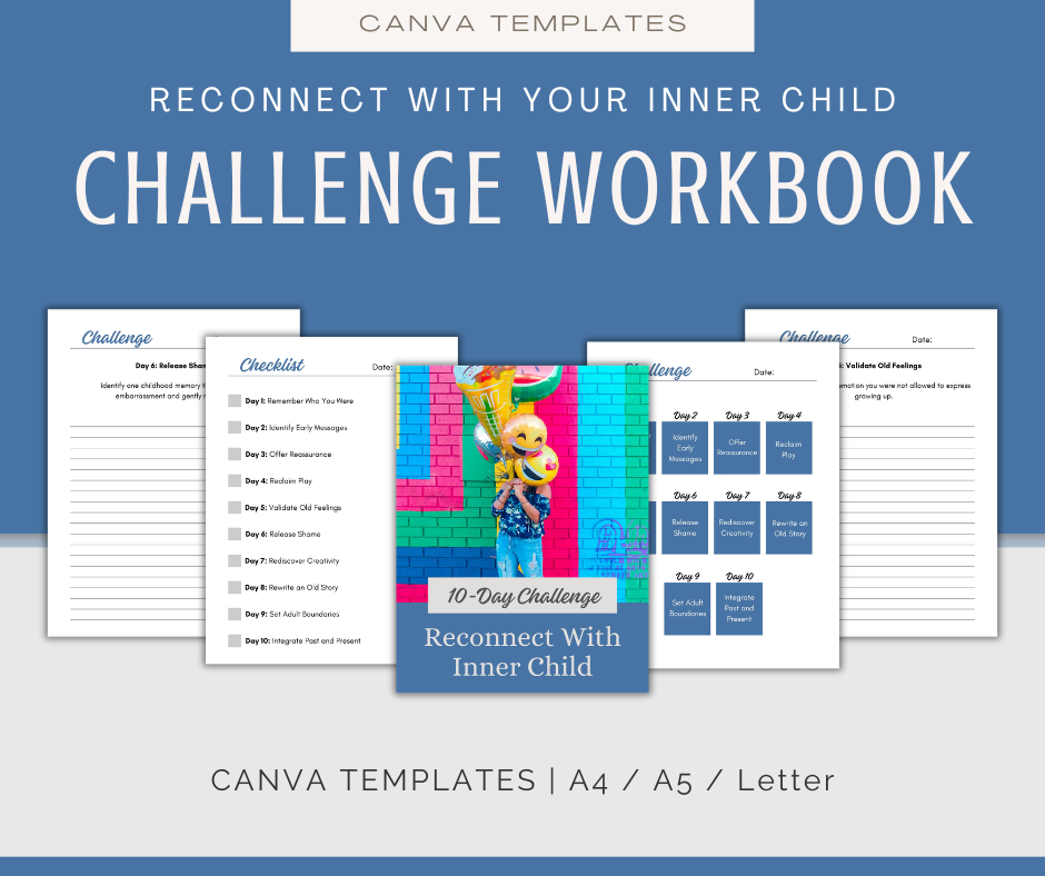 Reconnect With Your Inner Child | MEGA Content and Templates Bundle