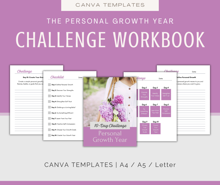 The Personal Growth Year | MEGA Content and Templates Bundle