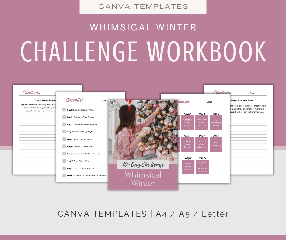Whimsical Winter | MEGA Content and Templates Bundle