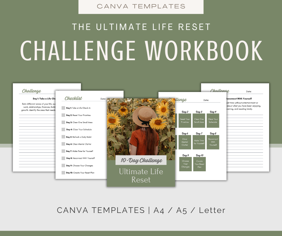 The Ultimate Life Reset | MEGA Content and Templates Bundle