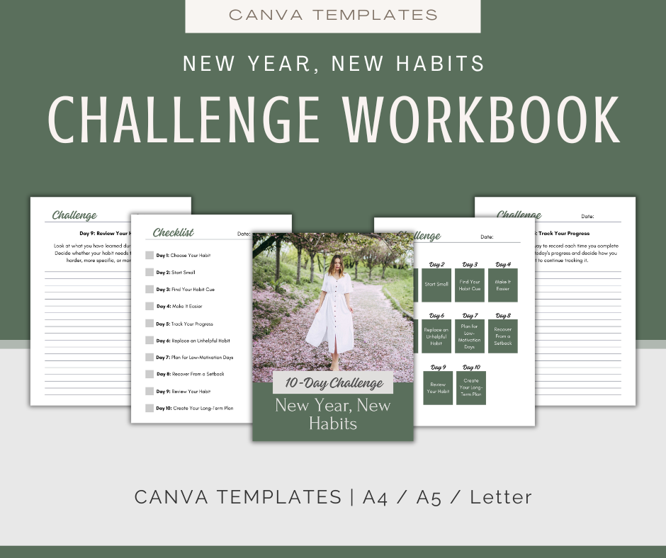 New Year, New Habits | MEGA Content and Templates Bundle
