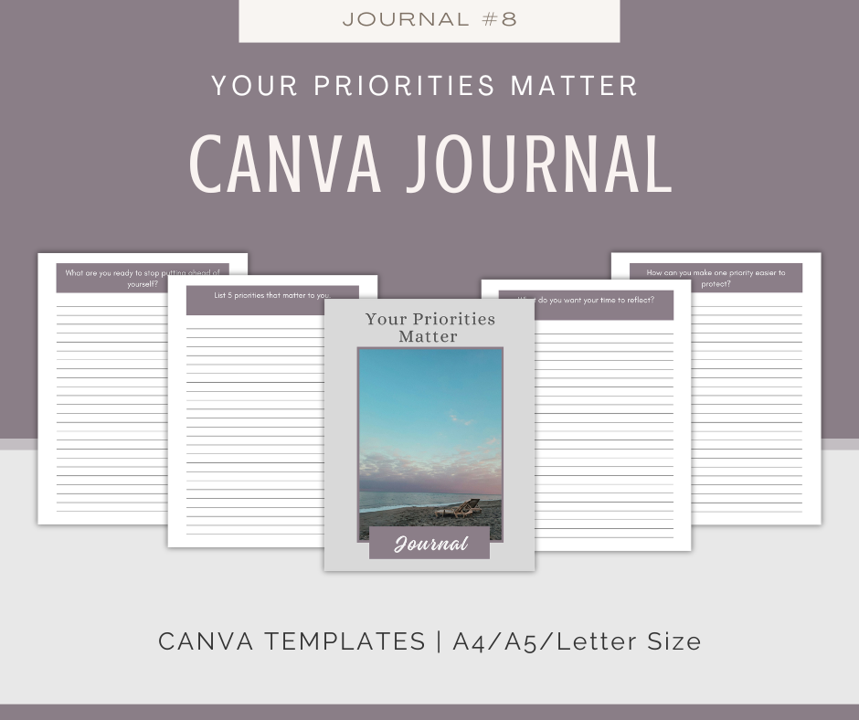 Women Reclaiming Their Time Journal Collection | 10 Journals