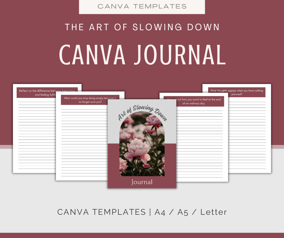 The Art of Slowing Down | MEGA Content and Templates Bundle