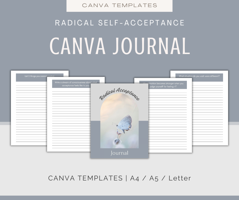 Radical Self-Acceptance | MEGA Content and Templates Bundle