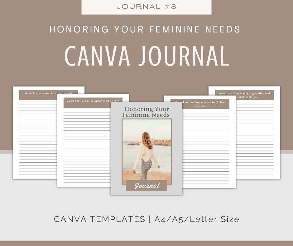 Sacred Feminine Self-Discovery Journal Collection | 10 Journals