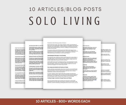 Be Happy On Your Own | 10 Articles/Blog Posts