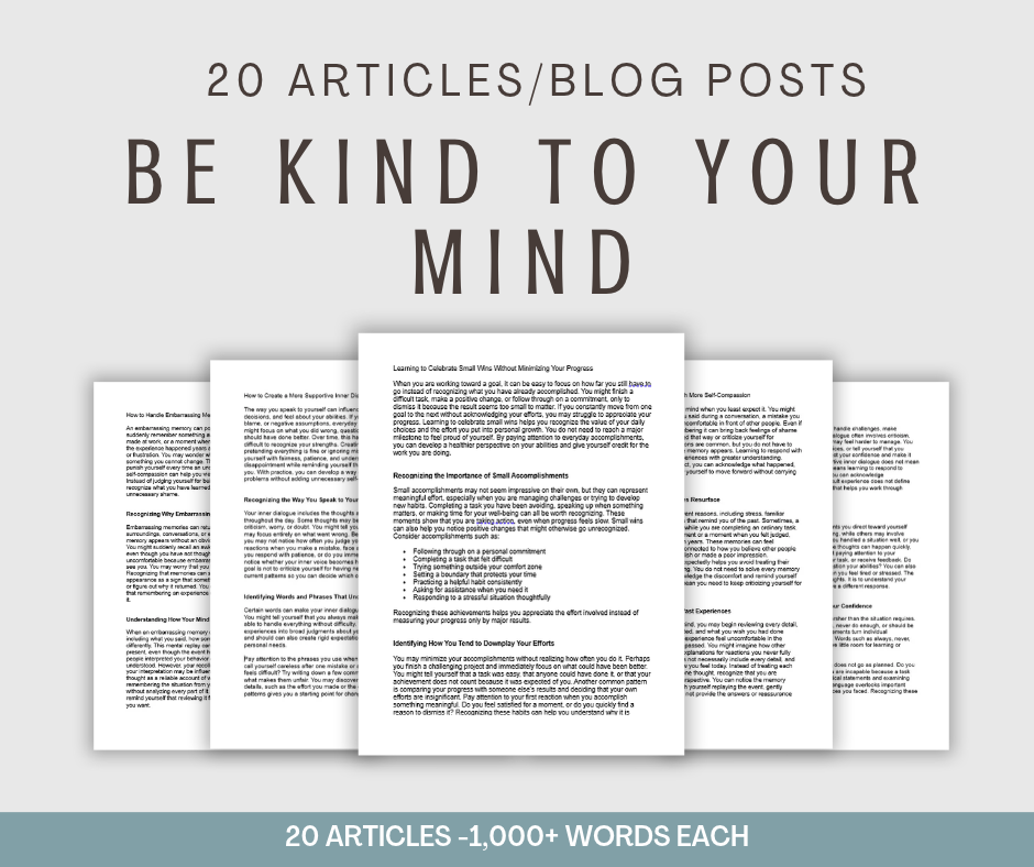 20 'Be Kind to Your Mind' Articles