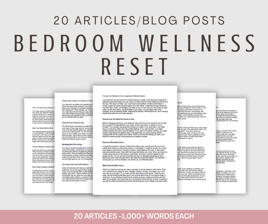 20 'Bedroom Wellness Reset' Articles