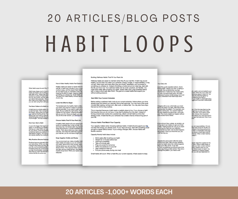 20 'Habit Loops' Articles
