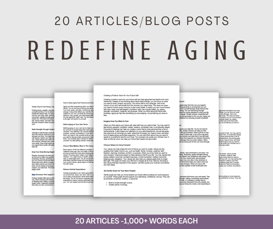 20 'Redefine Aging' Articles