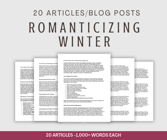 20 'Romanticizing Winter' Articles