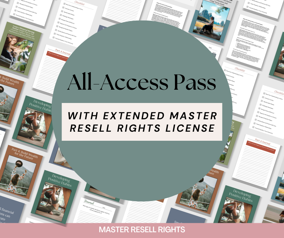All-Access Pass With Master Resell Rights
