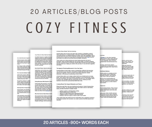 20 'Cozy Fitness' Articles