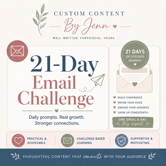 21-Day Challenge | Custom Content