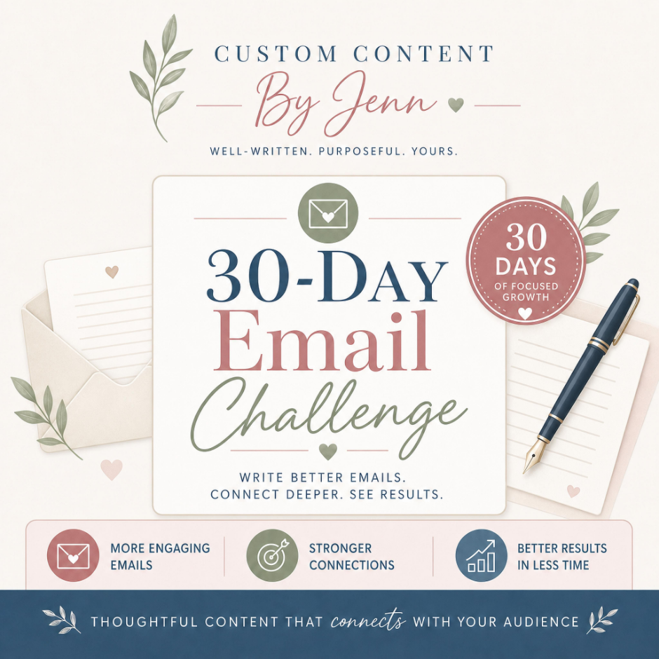 30-Day Challenge | Custom Content