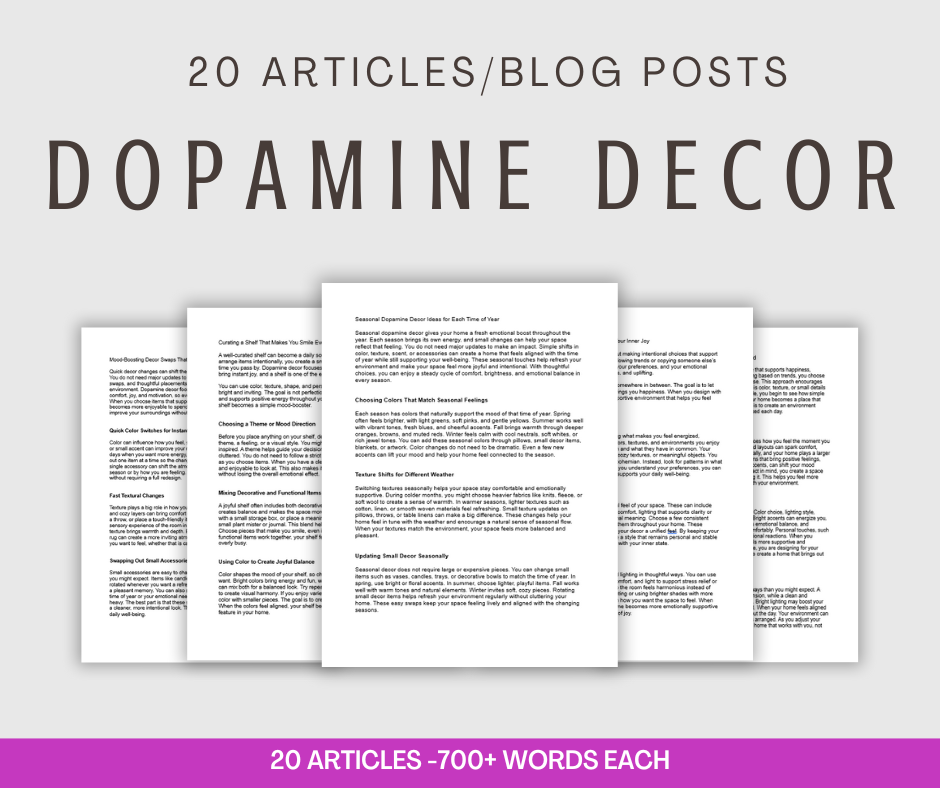 20 Dopamine Decor Articles