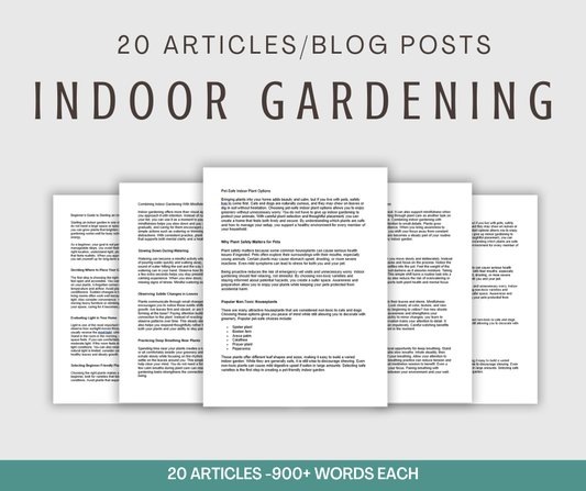 20 'Indoor Gardening' Articles