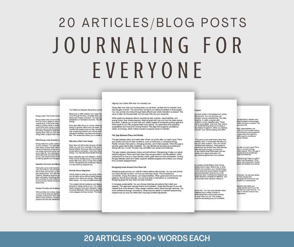 20 Journaling For Everyone Articles