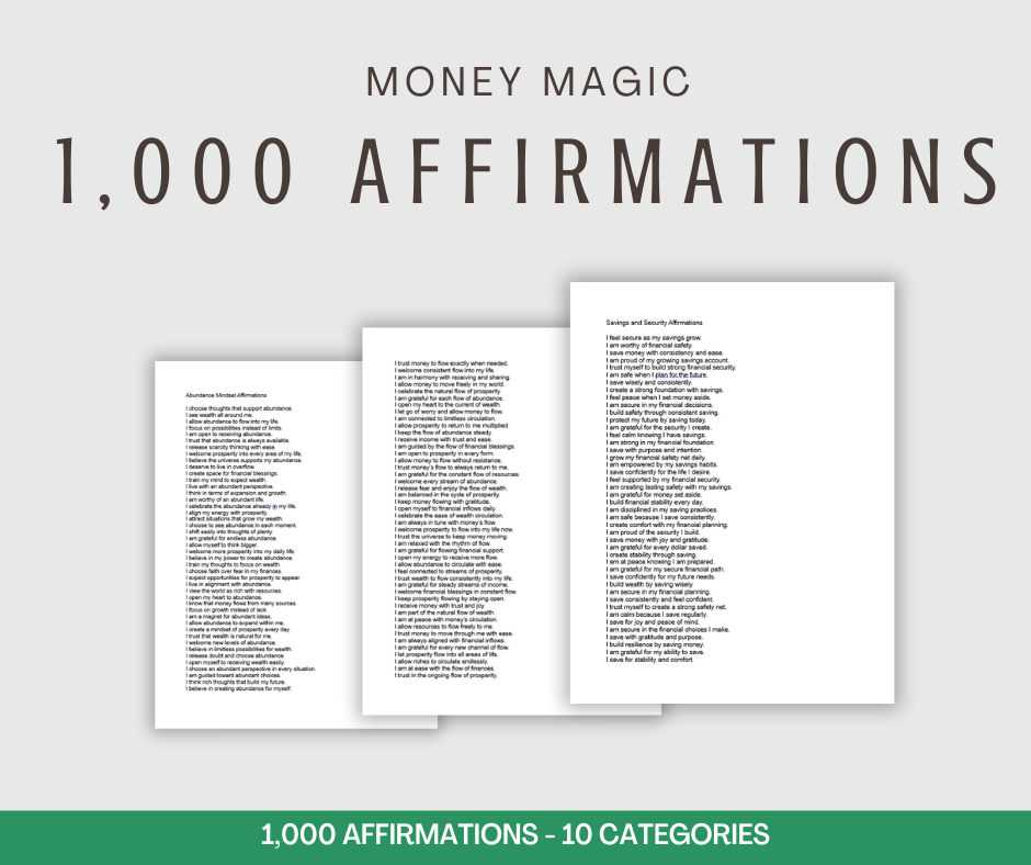 Money Magic Affirmations | 1,000 Affirmations