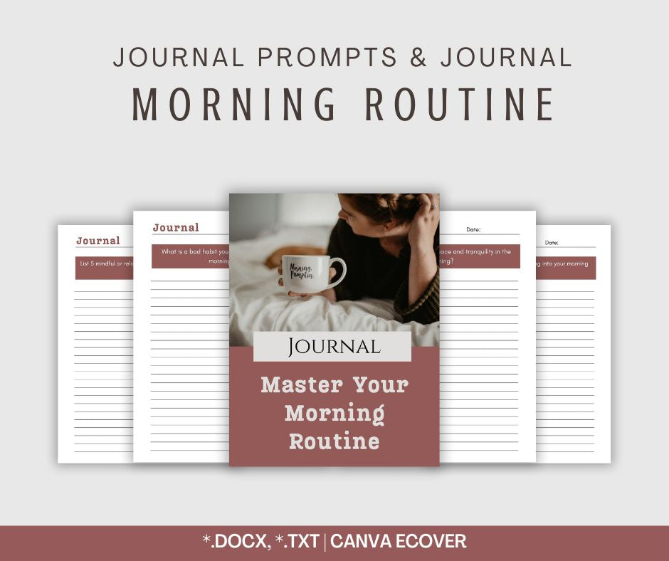 Master Your Morning Routine | Mini Journal – Happy Healthy Content